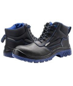 Bota de Seguridad Comp+ S3 Bellota – Piel Negra, Antideslizante y Ligera