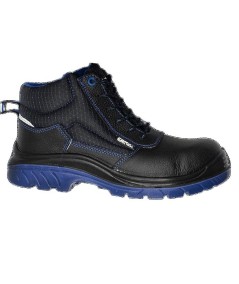 Bota de Seguridad Comp+ S3 Bellota – Piel Negra, Antideslizante y Ligera